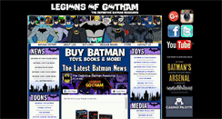 Desktop Screenshot of legionsofgotham.org